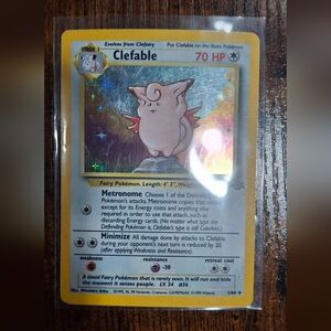 Clefable Jungle Holo Unlimited MP/HP